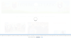 Desktop Screenshot of federgolflazio.it
